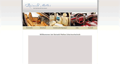 Desktop Screenshot of mattes-interieur.de